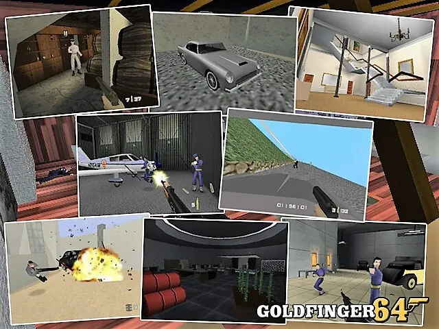 GoldFinger 64 - 007 (Nintendo 64 N64) - Image 2