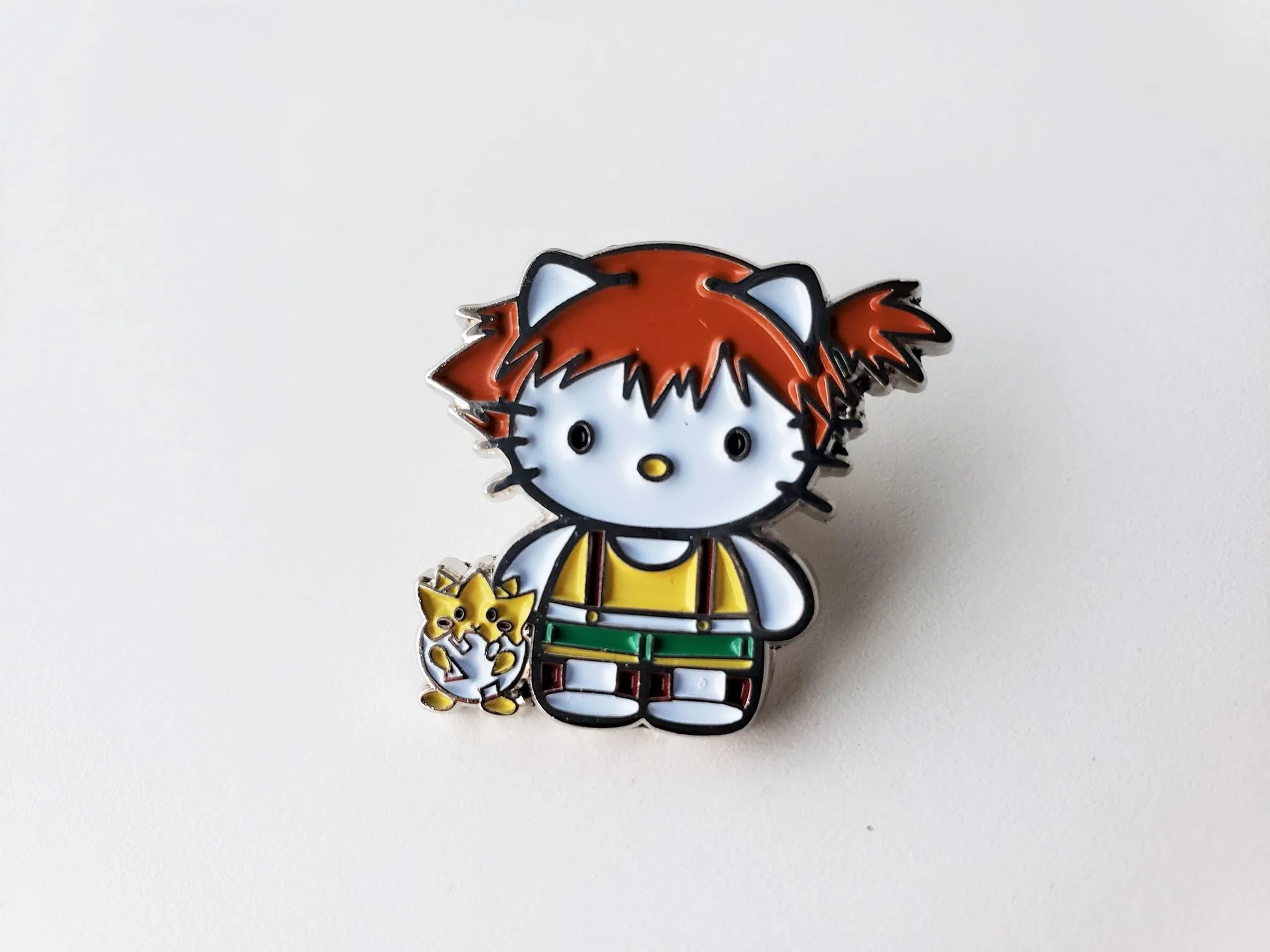 Pokemon x Hello Kitty  (Ash & Misty) - Metal Collector Pins - Image 3